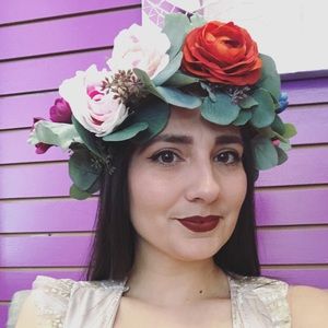 Floral crown - headpiece - headband